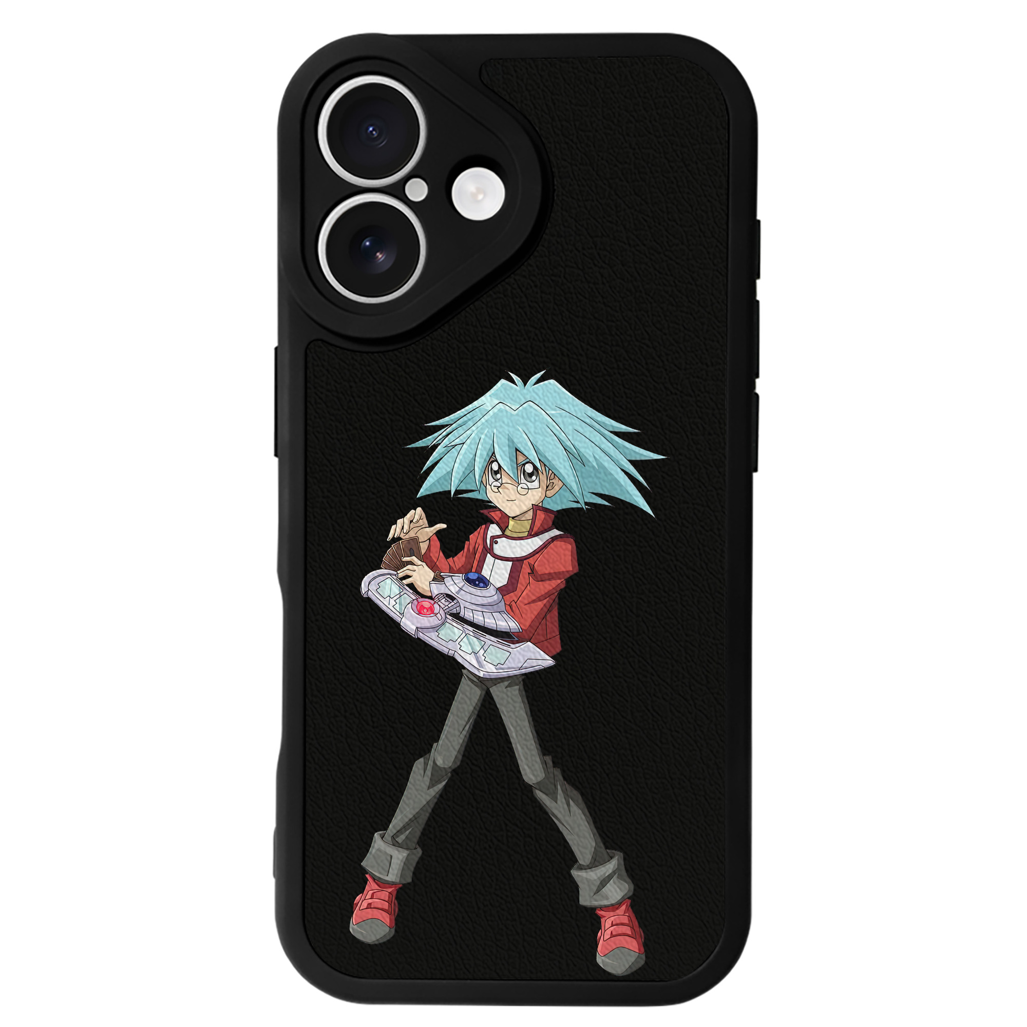 遊☆戯☆王 Yu-Gi-Oh! 【iPhone 16シリーズ対応】シリコンスマホケース（レザー調） 材質：シリコン